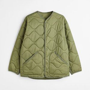 *NEW* H&M Khaki Green Quilted Jacket
